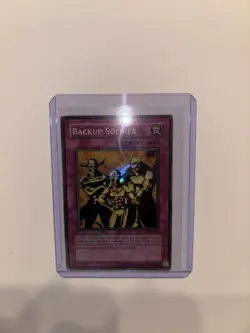 Yu-Gi-Oh! Backup Soldier PSV-028 Super Rare Holo Bleed Error Misprint VLP - Image 2