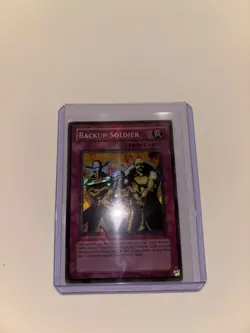 Yu-Gi-Oh! Backup Soldier PSV-028 Super Rare Holo Bleed Error Misprint VLP - Image 4