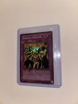 Yu-Gi-Oh! Backup Soldier PSV-028 Super Rare Holo Bleed Error Misprint VLP - Image 5