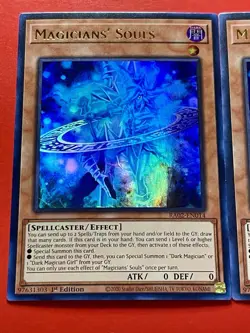 3x Magicians' Souls | RA02-EN014 | Ultra Rares | NM | 1st Edition | YuGiOh! - Image 3
