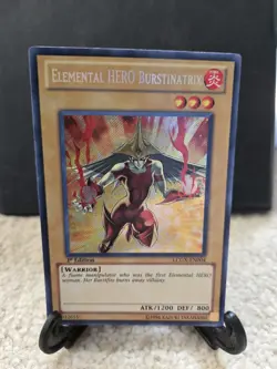 Elemental Hero Burstinatrix Secret Rare 1st Ed. Very Lightly Played LCGX-EN004 - Image 4