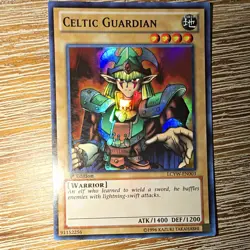 Konami Yu-Gi-Oh! Celtic Guardian LCYW-EN003 Super Rare Holo 1st 1400/1200 - Image 1
