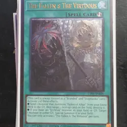Konami Yu-Gi-Oh! The Fallen & the Virtuous Ultra Rare Foil LE UP01-EN006 - Image 1