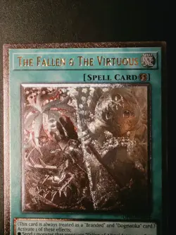 Konami Yu-Gi-Oh! The Fallen & the Virtuous Ultra Rare Foil LE UP01-EN006 - Image 4
