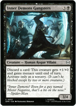 Inner Demons Gangsters - 0057 - Marvel's Spider-Man - MTG - Ships Now - English - Image 1