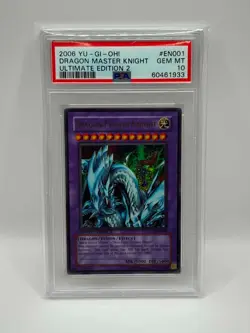 2006 Yu-Gi-Oh! Dragon Master Knight Ultimate Edition 2 UE02-EN001 PSA 10 GEM MT - Image 1