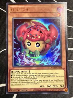 Griffoh (ULTRA RARE) CORI-EN004 (MINT!) 1st Edition Yu-Gi-Oh! Konami - Image 1