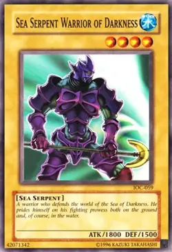 Sea Serpent Warrior of Darkness - IOC-059 - HP+ - Common - Unlimited - Yugioh - Image 1