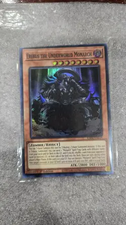 X3 Erebus the Underworld Monarch RA04-EN019 Super Rare 1st Edition NM Yugioh - Image 1