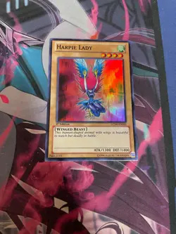 YUGIOH - HARPIE LADY - SUPER RARE - LCJW - 1ST ED - NM - Image 1