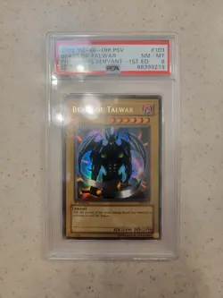 Yugioh 2002 1st Edition Beast Of Talwar Ultra Rare PSV-103 PSA 8 - Image 1