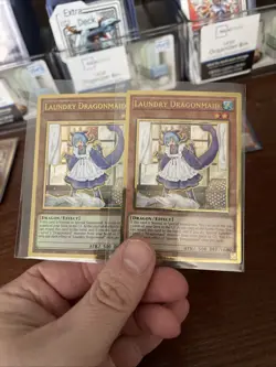 Yu-Gi-Oh Laundry Dragonmaid MAGO-EN021 Gold Rare 1st Edition LP Condition - Image 1