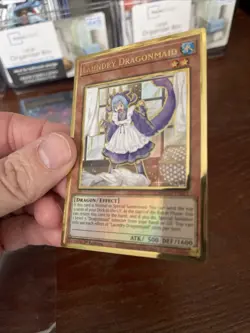Yu-Gi-Oh Laundry Dragonmaid MAGO-EN021 Gold Rare 1st Edition LP Condition - Image 5