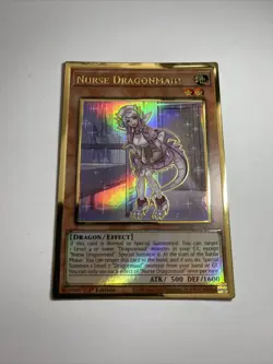 Yugioh Nurse Dragonmaid Gold Rare MAGO-EN020 1st Ed ~ IN HAND - Image 1