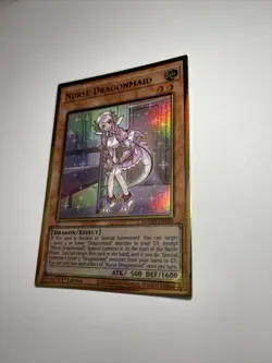 Yugioh Nurse Dragonmaid Gold Rare MAGO-EN020 1st Ed ~ IN HAND - Image 2