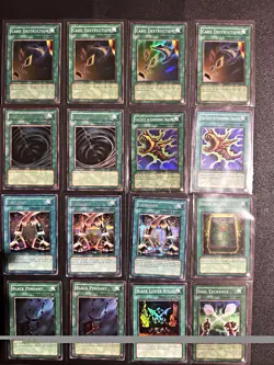 Konami Yu-Gi-Oh! LOB 2002 English Spell/Trap Lot - Card Destruction + More - Image 1