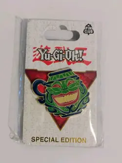 Yu-Gi-Oh! Pot of Greed ~ Special Edition Large Enamel Anime Pin Club , New - Image 1