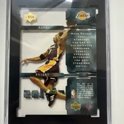 2000-01 Upper Deck Slam #AS8 Kobe Bryant Air Styles Graded SGC 8 NM-MT+ Lakers. - Image 5