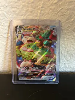 Pokemon Snorlax VMAX 142/202 Ultra Rare Full Art Holo Sword & Shield - Image 1