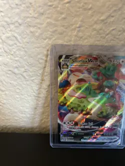 Pokemon Snorlax VMAX 142/202 Ultra Rare Full Art Holo Sword & Shield - Image 4