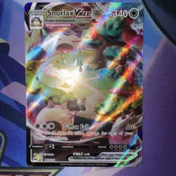 Pokemon Snorlax VMAX 142/202 Sword & Shield Ultra Rare Full Art Holo English - Image 1