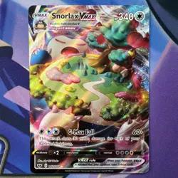 Pokemon Snorlax VMAX 142/202 Sword & Shield Ultra Rare Full Art Holo English - Image 4