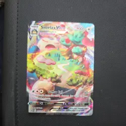 Pokemon Snorlax VMAX 142/202 Sword & Shield Ultra Rare Full Art Holo - Image 1