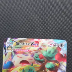 Pokemon Snorlax VMAX 142/202 Sword & Shield Ultra Rare Full Art Holo - Image 3