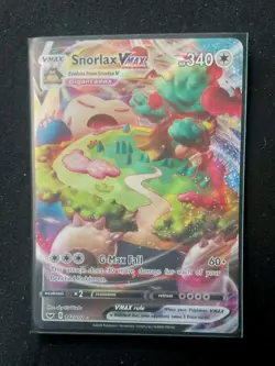 Pokemon Snorlax VMAX 142/202 Sword & Shield Ultra Rare Full Art Holo - Image 1