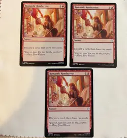 Presale- ROMANTIC RENDEZVOUS x3 mtg NM-M Marvel's Spider-Man 3 Common - Image 1