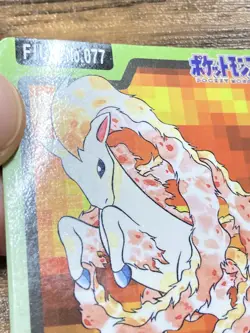 Pokemon Carddass Card Ponyta File No.77 Bandai Pocket Monsters 1997 Japan - Image 3