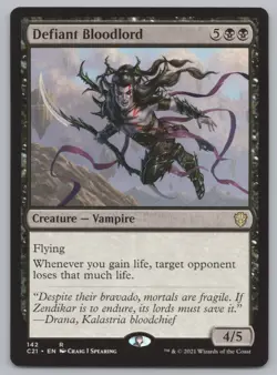 MTG - Defiant Bloodlord - Commander 2021 (C21) -r434 - Image 1