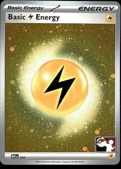 Basic Lightning Energy - MEE (Cosmos Holo) 004 Prize Pack Series Cards Pokemon - Image 1