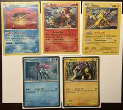 Suicune, Entei, Raikou X5 Card Cosmos Holo Lot - A8 - Image 1