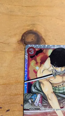 Roronoa Zoro ST01-013 SR One Piece TCG English Card Starter Deck 1 Holo Foil Red - Image 3