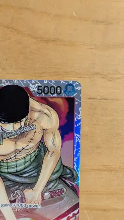 Roronoa Zoro ST01-013 SR One Piece TCG English Card Starter Deck 1 Holo Foil Red - Image 4