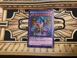 Five-Headed Dragon BLHR-EN000 1st Secret Rare LP Yugioh Card - Image 1