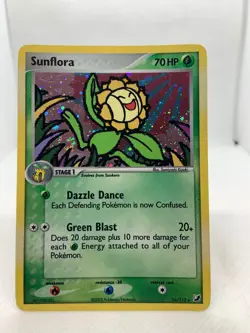 Sunflora 16/115 Holo NM EX Unseen Forces Pokemon TCG Card - Image 1