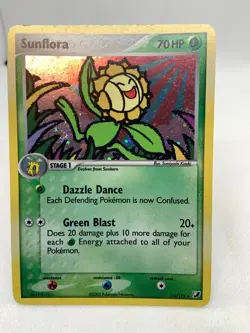 Sunflora 16/115 Holo NM EX Unseen Forces Pokemon TCG Card - Image 5
