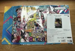 ONE PIECE Official Playmat & Promo Luffy Card Limited Edition Vol.5 EB02-010 NEW - Image 3