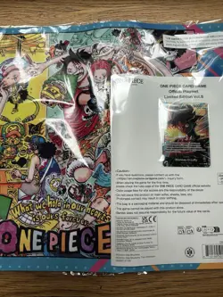 ONE PIECE Official Playmat & Promo Luffy Card Limited Edition Vol.5 EB02-010 NEW - Image 5