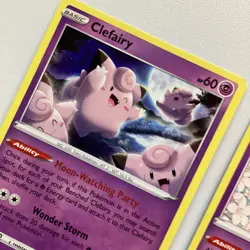 Pokemon TCG Clefairy 062/196 + Clefable 063/196 Non-Holo 2-Card Lot - Image 3