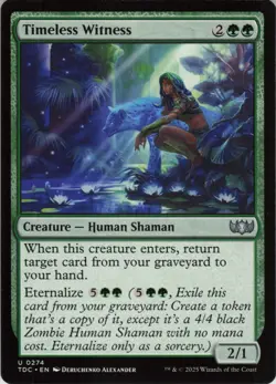 Timeless Witness U Commander: Tarkir: Dragonstorm 274 NM Normal MTG - Image 1