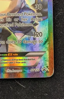 Pokemon tcg Blastoise EX XY122 Black Star Promo Card - Image 4