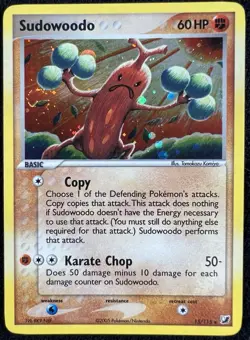 Sudowoodo Unseen Forces 15/115 Holo Rare Pokemon Card - NM 💫SWIRL - Image 1