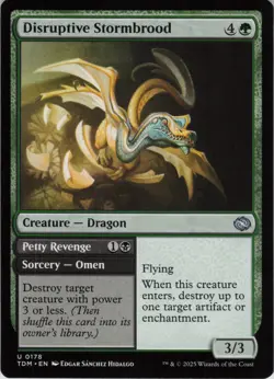 Disruptive Stormbrood U Tarkir: Dragonstorm 178 NM Normal MTG - Image 1