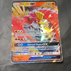 Pokemon TCG Ho-Oh GX SM57 Sun & Moon Promo Holo Card 2017 5ban Graphics 190 HP - Image 1