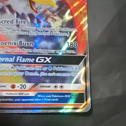 Pokemon TCG Ho-Oh GX SM57 Sun & Moon Promo Holo Card 2017 5ban Graphics 190 HP - Image 5