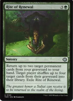 Rite of Renewal U Tarkir: Dragonstorm 153 NM Normal MTG - Image 1
