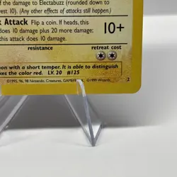 Vintage Pokemon TCG Electabuzz Kids WB Presents the First Movie Promo Card 2 - Image 2